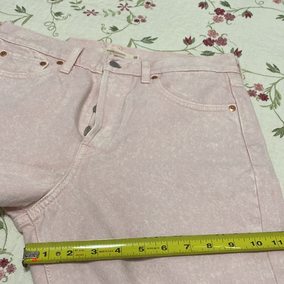 Levi's Wedgie Straight Women's Pink Jeans - Picture 14 of 15